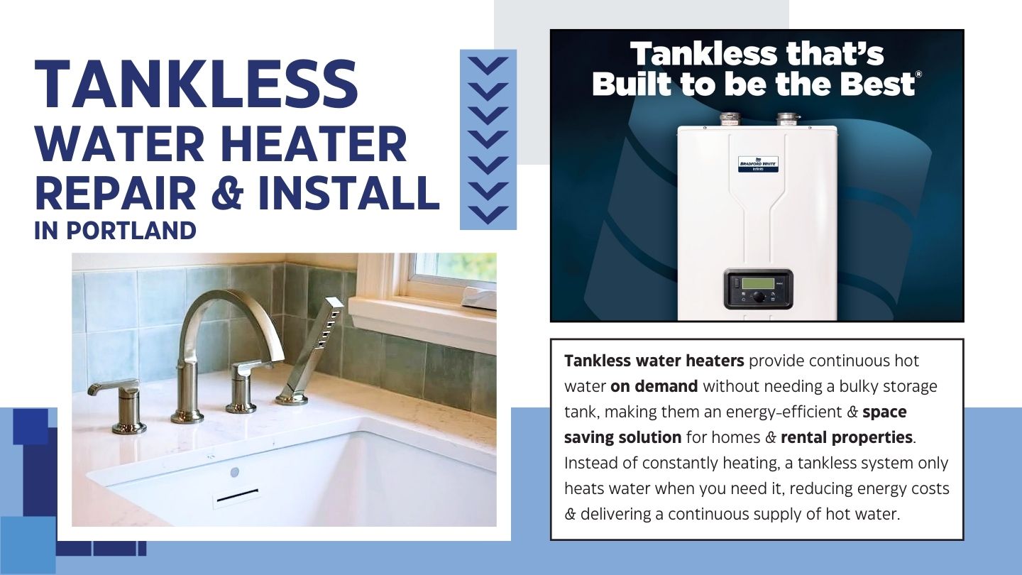 Tankless Water Heater Plumber in Portland by PipeWrench Plumbing