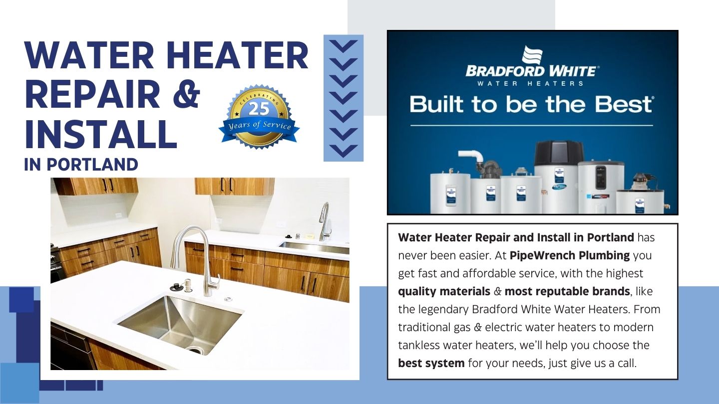 Water Heater Install Portland by PipeWrench Plumbing