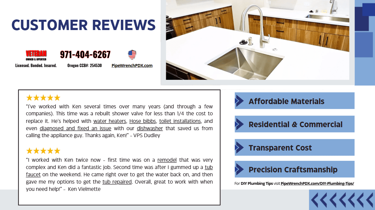 Best Remodel Plumber in Portland - Top Rated Plumbers in Oregon