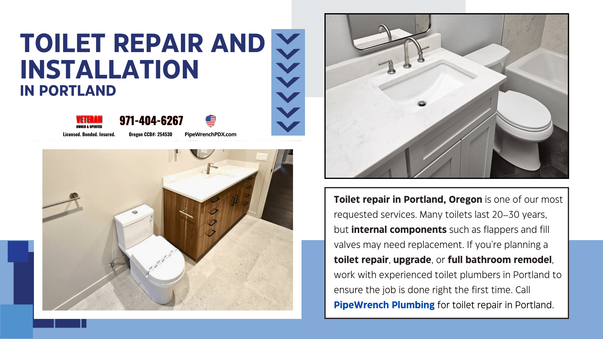 Toilet Installation Plumber in Portland - PipeWrench Plumbing PDX